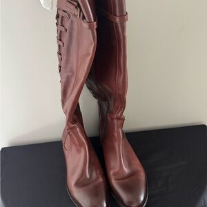 Brown Leather Women's Boots